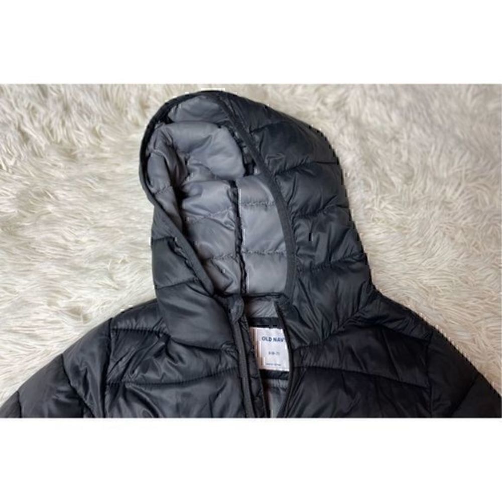 EUC Black Puffer Jacket by Old Navy Boys Size 6-7 - Picture 3 of 5